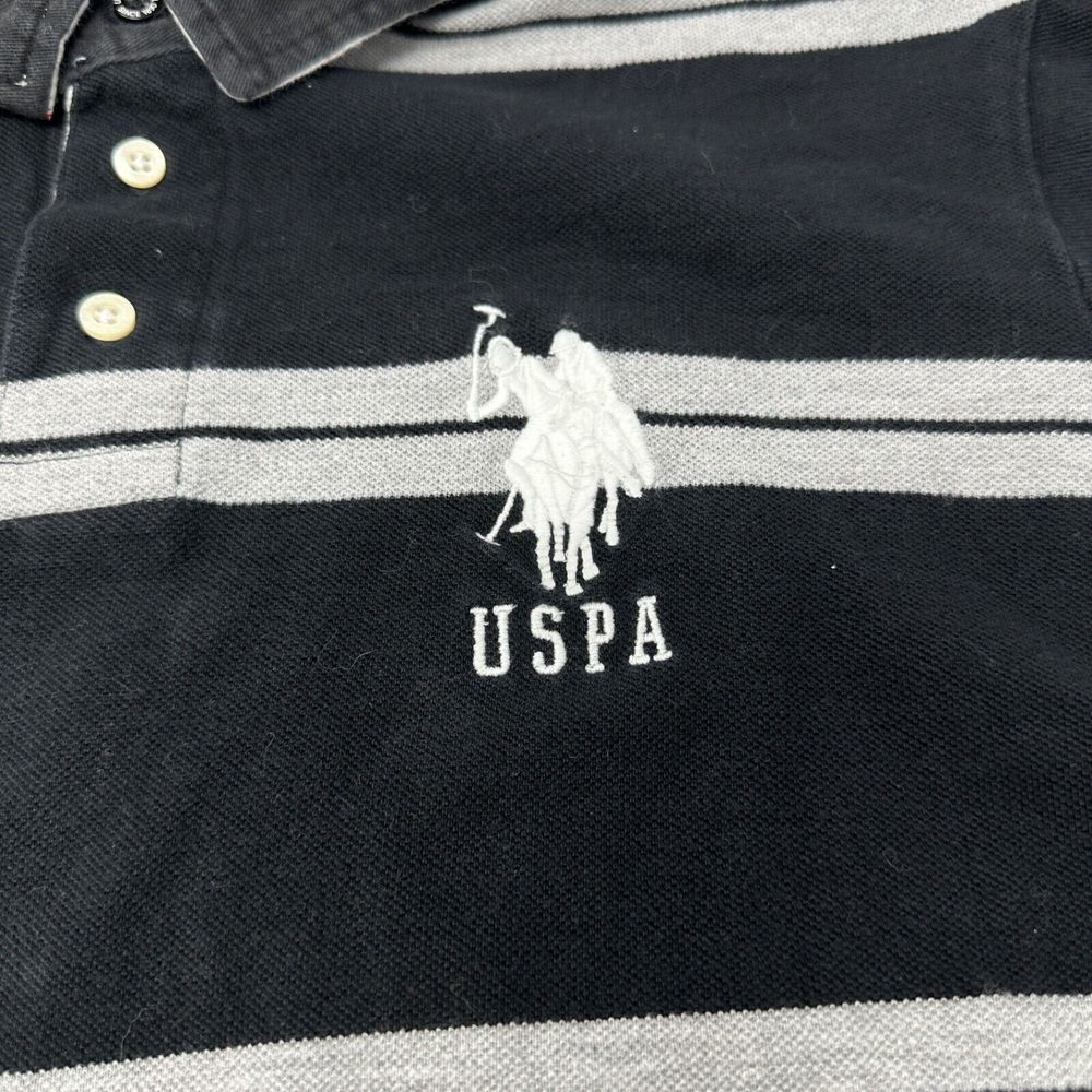 US POLO ASSN Rare 125th Anniversary Polo Shirt Patch Slim Fit Size Medium - Picture 10 of 10